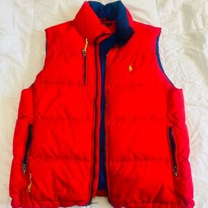 Polo Ralph Lauren Red Puffer Vest